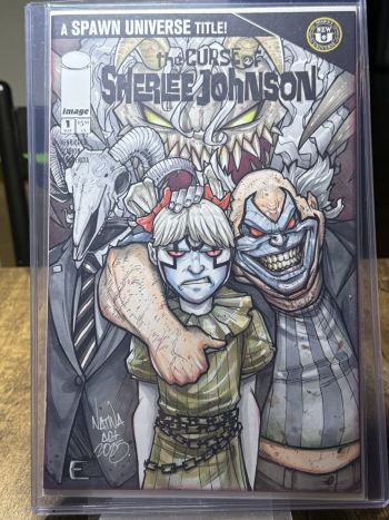 Image of 3x signed sketch cover curse of Sherlee Johnson
