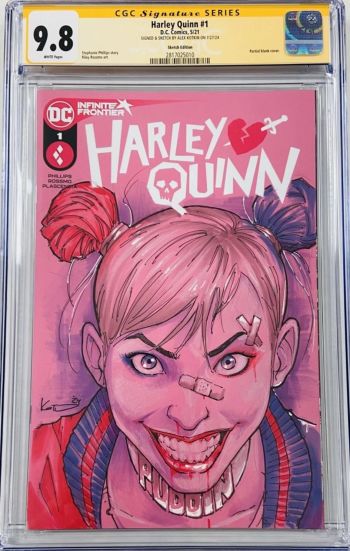 Image of Harley Quinn #1 Sketch Cover CGC 9.8