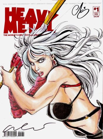Image of Taarna Heavy Metal Sketch Cover