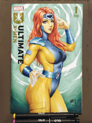 Image of Arttrober 2025 Day 23- Jean Grey (X-Men)