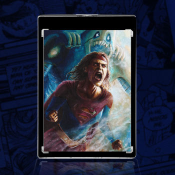 Image of Crisis on Infinite Earths Supergirl Sketch Card by Duke
