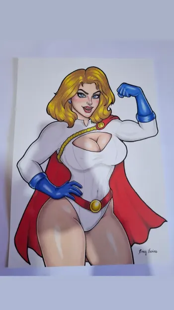 Image of Power Girl Illustration