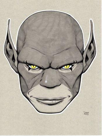 Image of THUNDERCATS PANTHRO ORIGINAL ART SIGNED DREW MOSS