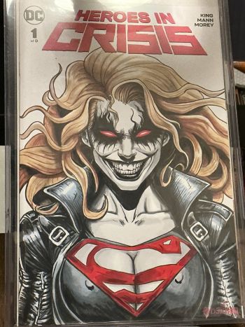 Image of Supergirl Sketch Cover Heroes in Crisis #1