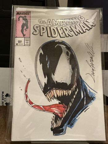 Image of Venom & Spiderman double sided Sketch Cover