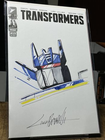 Image of Transformers Sketch Cover by Livio Ramondelli