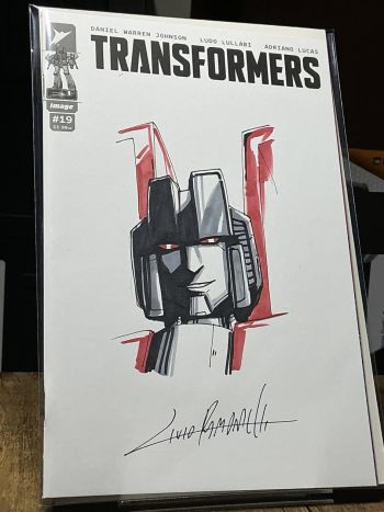 Image of Transformers Starscream Sketch Cover
