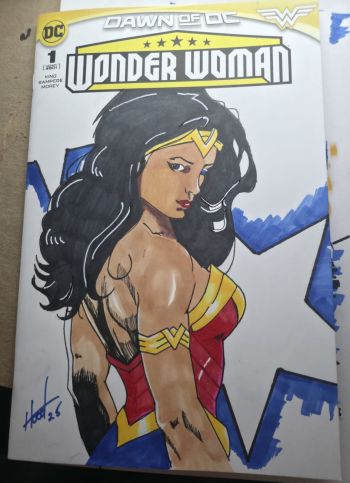Image of Wonder Woman Sketch Cover