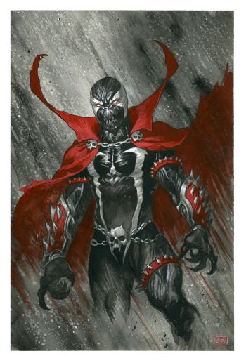 Image of SPAWN commission painted by Gianenrico Bonacorsi