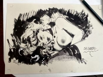 Image of "Oh, Cherry..." Ink Illustration