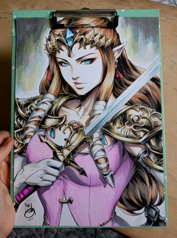 Image of Day 15. Princess Zelda by Lictoria 