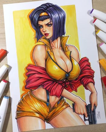 Image of Arttrober2025 Day 25 - Faye Valentine