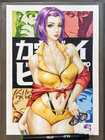 Image of Arttrober 2025 Day 25 - Faye Valentine