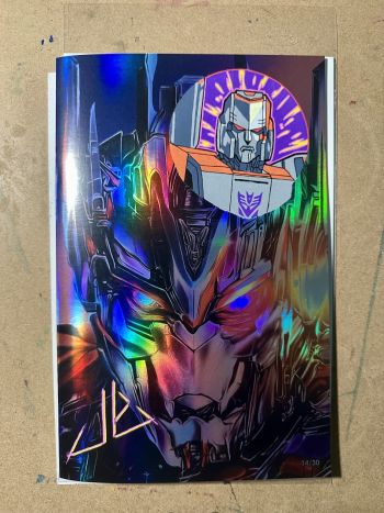 Image of 2025 NYCC Exclusive Foil with Megatron Remark