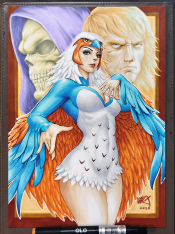 Image of Arttrober 2025 Day 26 - Sorceress (He-man)⚔️