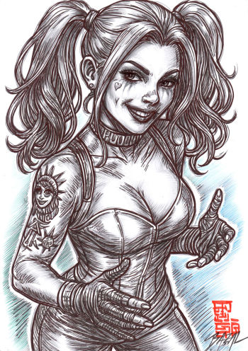 Image of Harley Quinn/ The Harley Hustle