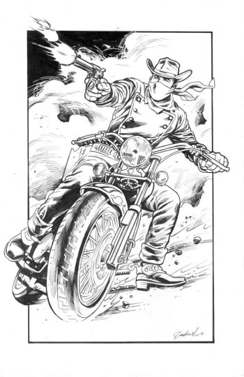 Image of Vigilante from the Seven Soldiers of Victory by Stephen Sadowski