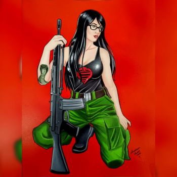 Image of Baroness Pin-Up Art