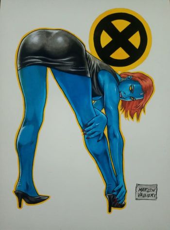 Image of Mystique Pin Up Art