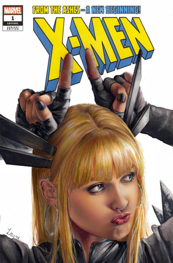Image of X-Men Magik sketch cover by Layne