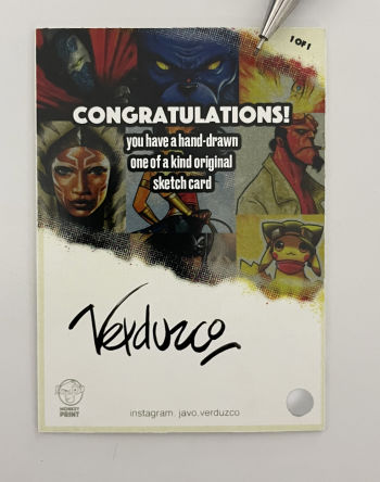 Image of Batman Sketch Card Signed