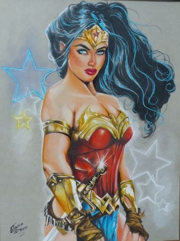 Image of Wonder Woman Pin Up