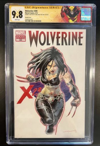 Image of Wolverine #300 X-23 Variant CGC 9.8