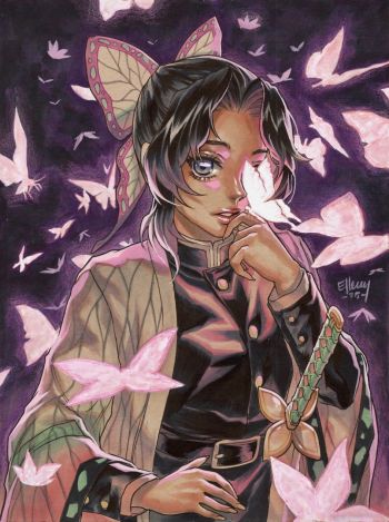 Image of Shinobu Kochou 9x12