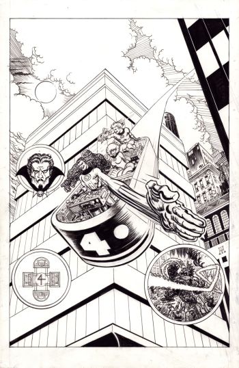 Image of Fantastic Four Inked VeVe Digital Cover