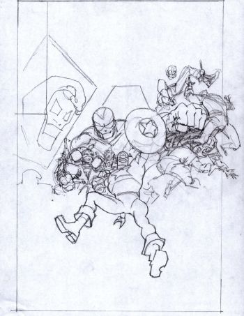 Image of AVENGERS 32 prelim 4