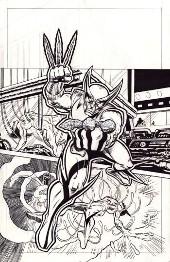Image of 11 x 17 WOLVERINE VEVE COVER INKS
