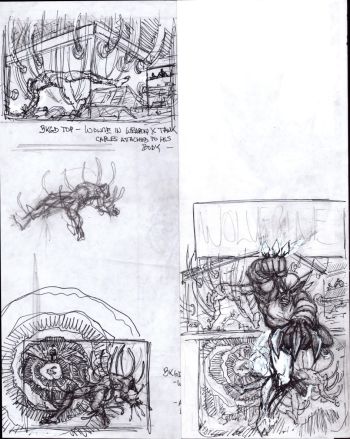 Image of WOLVERINE VEVE Cover prelim 1