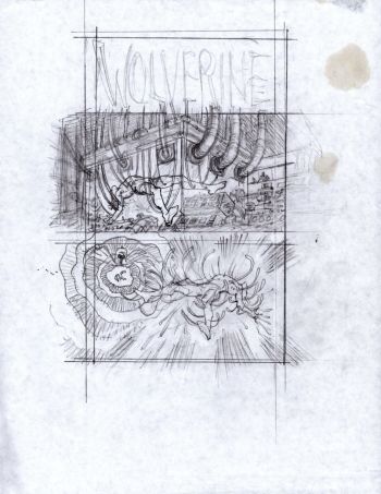 Image of WOLVERINE VEVE Cover prelim 2 