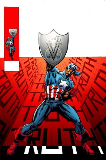 Image of CAPTAIN AMERICA: TRUTH - VEVE COVER FINAL COLORS