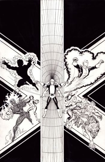 Image of THE NEW MUTANTS #13 VEVE COVER INKS