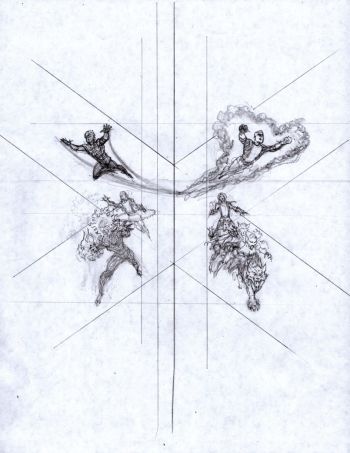 Image of Prelim for bkgd of THE NEW MUTANTS VEVE Cover 