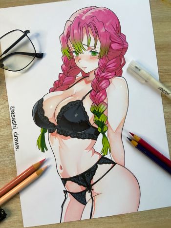 Image of Mitsuri Kanroji ❤️ [Original Art]