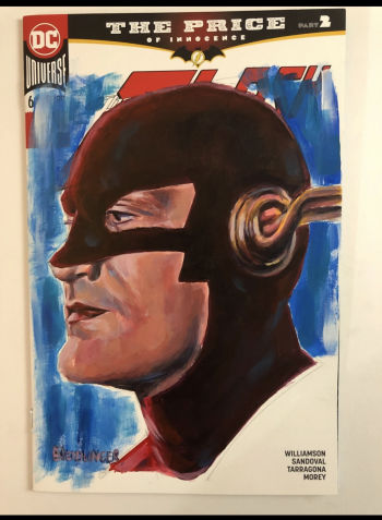Image of Barry Allen Painted Sketch Cover
