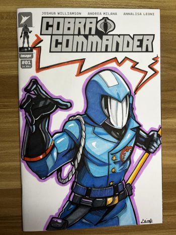 Image of Cobra Commander Sketch Cover