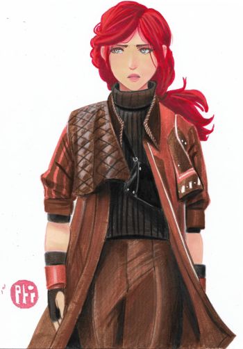 Image of Arttrober day 20- Scarlett, HERMÉS