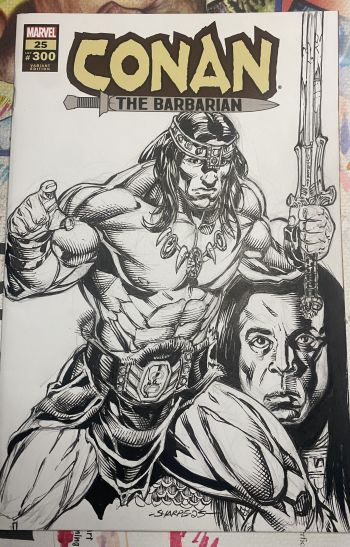 Image of Conan the Barbarian #300 Sketch Cover by Kevin Sharpe