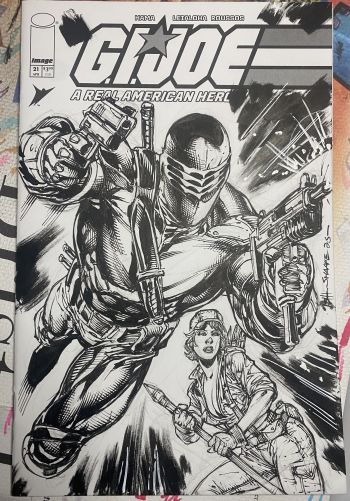 Image of GI Joe Sketch Cover by Kevin Sharpe
