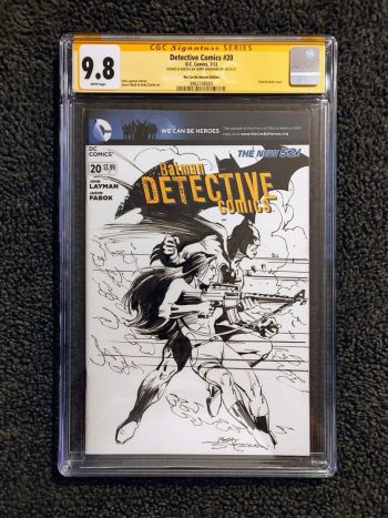 Image of Batman Detective Comics 20 Jerry Bingham Batman and Talia CGC 9.8