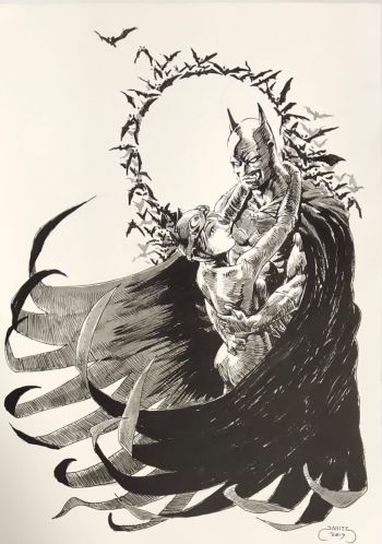 Image of Batman & Catwoman by James Leong