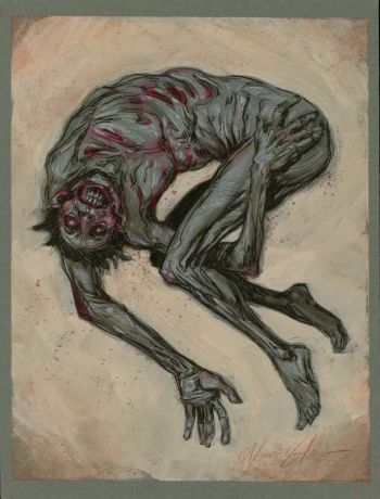Image of Twisted Zombie sketch