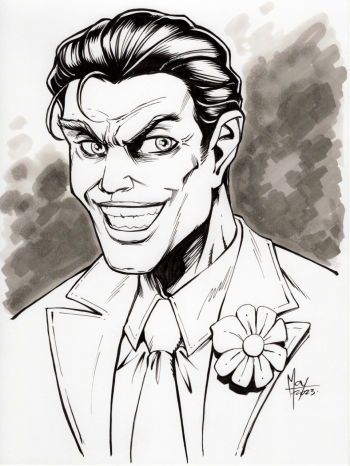Image of Joker Portrait 9x12