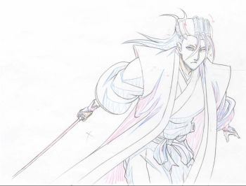 Image of Byakuya #5 - BLEACH production art