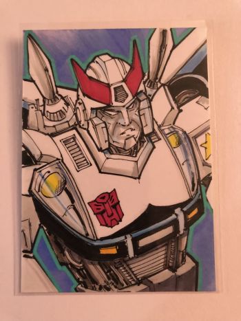 Image of Transformers Autobot Sketch Card