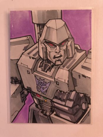 Image of Megatron Sketch Card