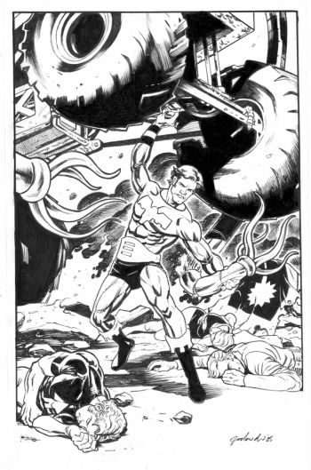 Image of Ultra Boy still fights on by Stephen Sadowski